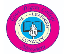 Government Degree College Nowshera logo