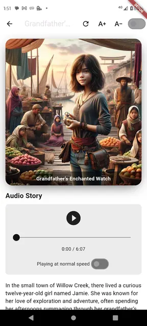 Thumbi AI Stories for Kids screenshot 1