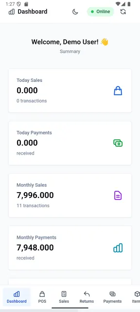 TamilAccounting POS screenshot 2