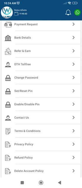 Allwin Recharge screenshot 4