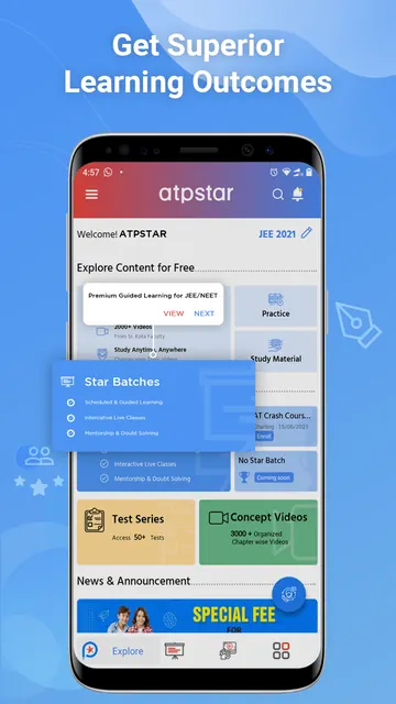 ATP STAR: IIT JEE & NEET Prep screenshot 1