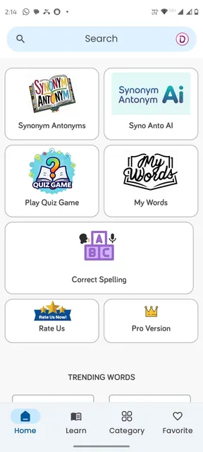 Synonym Antonym Learner screenshot 1
