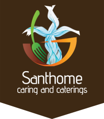 SANTHOME CARING & CATERINGS logo