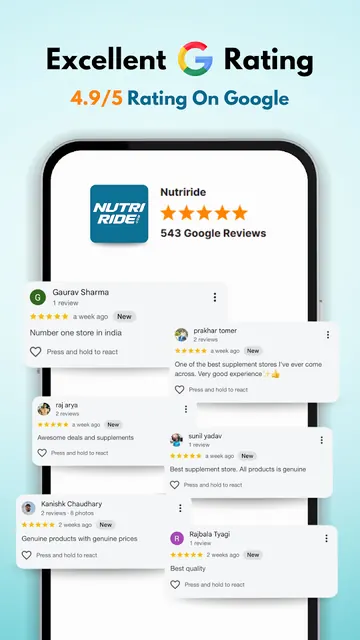 Nutriride: Whey Protein & More screenshot 2