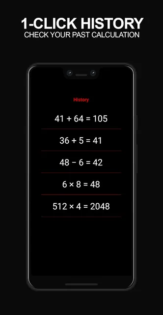 AMOLED Calculator screenshot 3