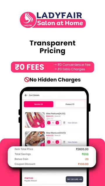 Ladyfair : Salon at Home screenshot 4