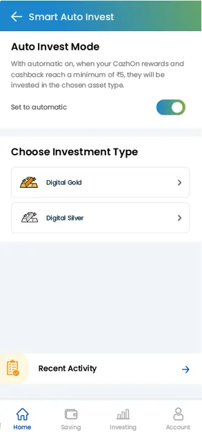 CazhOn : Save & Invest screenshot 4