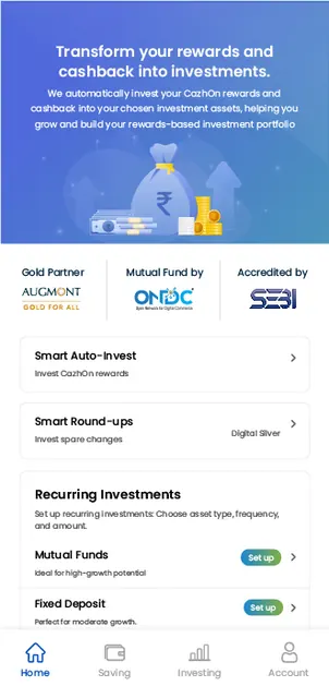 CazhOn : Save & Invest screenshot 3