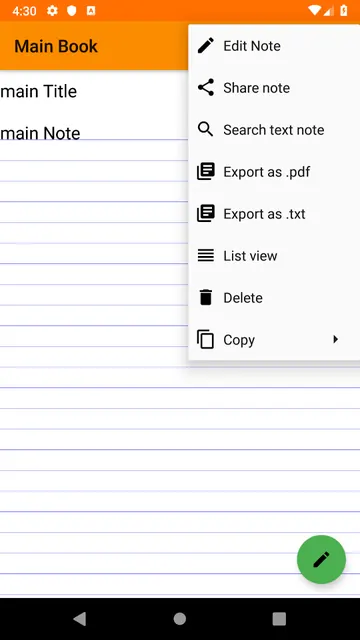 NoteBook: NoAds Notepad screenshot 2