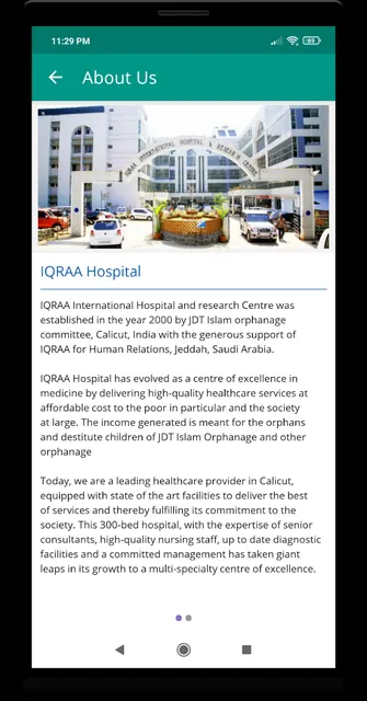 IQRAA Hospital screenshot 2