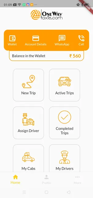 OneWayTaxie Partner screenshot 2