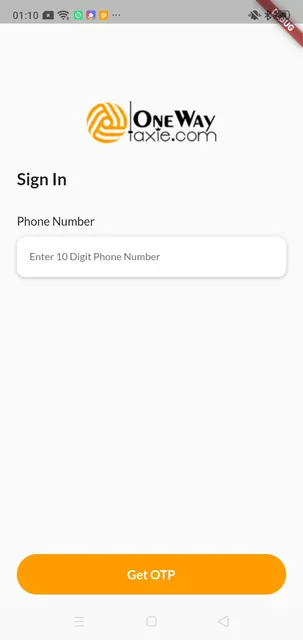 OneWayTaxie Partner screenshot 1