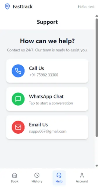 Fasttrack outstation driver screenshot 4