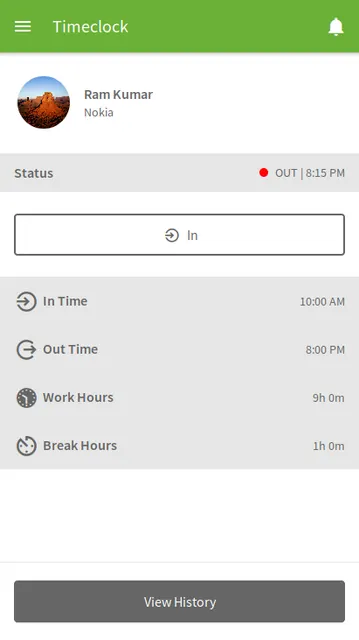 Sumopayroll Timeclock screenshot 2