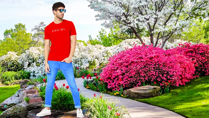 Garden Photo Frames and Editor screenshot 1