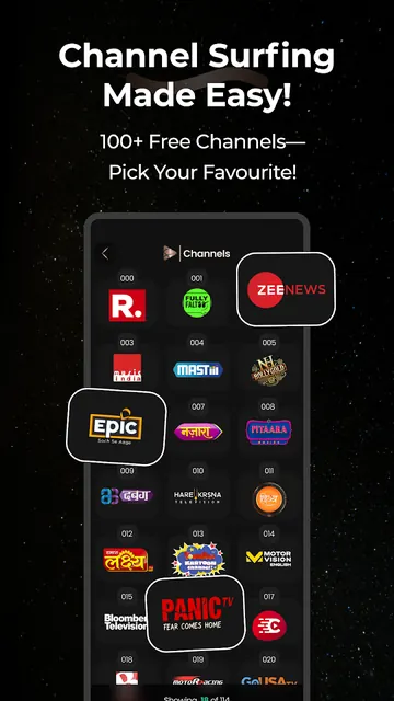 Swift TV - Live TV Streaming screenshot 5