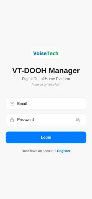 Voise DOOH Manager screenshot 3