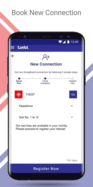 timbl broadband screenshot 2