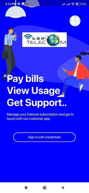 SBR TELECOM Customer App screenshot 1