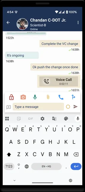 Samvad screenshot 2