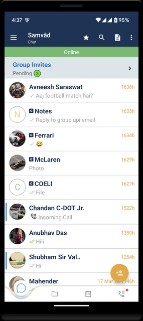 Samvad screenshot 1