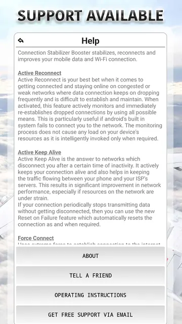 Connection Stabilizer Booster screenshot 5
