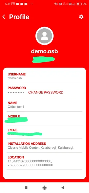 Selfcare OSBNET screenshot 6