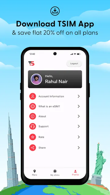 InstaSIM: Global Travel eSIMs screenshot 5