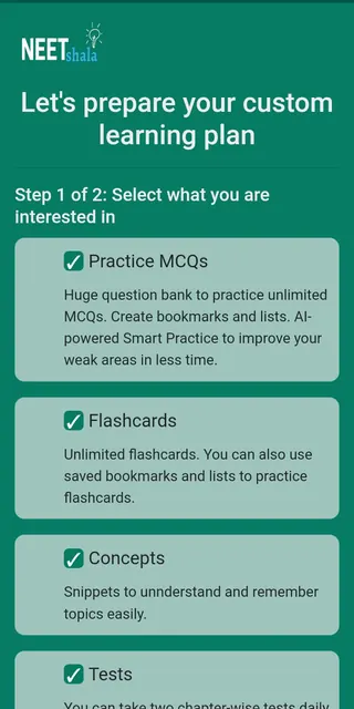 Neetshala-NEET prep with NCERT screenshot 1