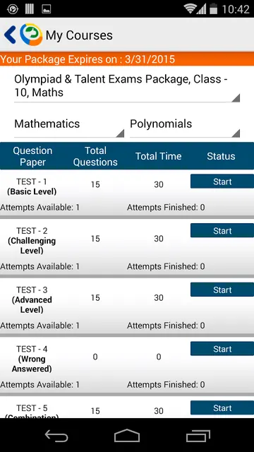 Olympiad Coach screenshot 3