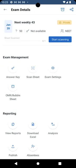 EvalBee (OMR sheet scanner) screenshot 5