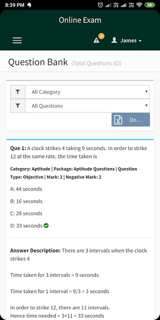 Online Exams screenshot 4