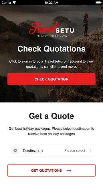 TravelSetu - Holiday Packages screenshot 1