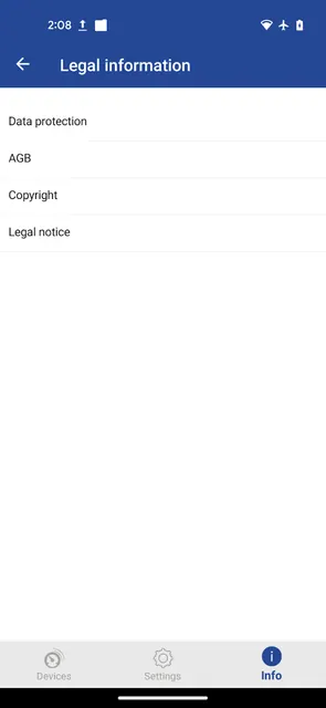 myWIKA device screenshot 3