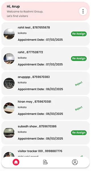 Rashmi Group Visitors Manage screenshot 3