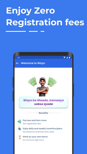 Wayo Driver Partner App screenshot 2