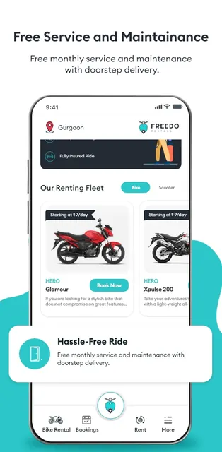 Freedo Rentals Bike Rental App screenshot 5