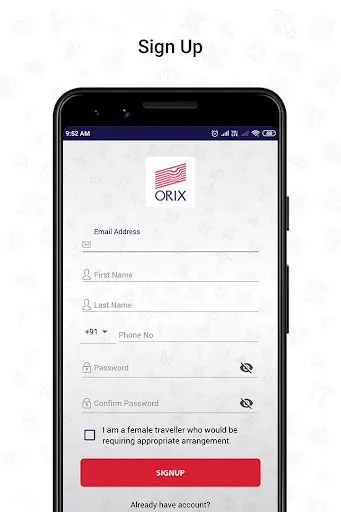 ORIX India RAC - Rent a Car screenshot 1