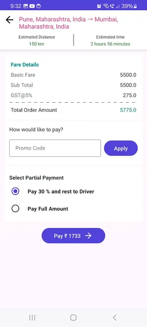 Aadarsh Cabs screenshot 6