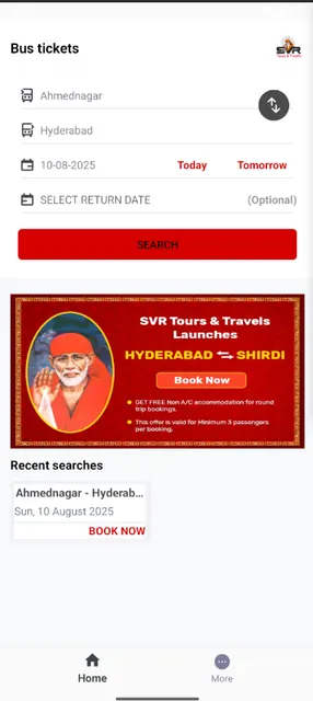SVR Tours and Travels screenshot 1