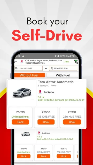 Ogonn - Bike and Car Rental. screenshot 2