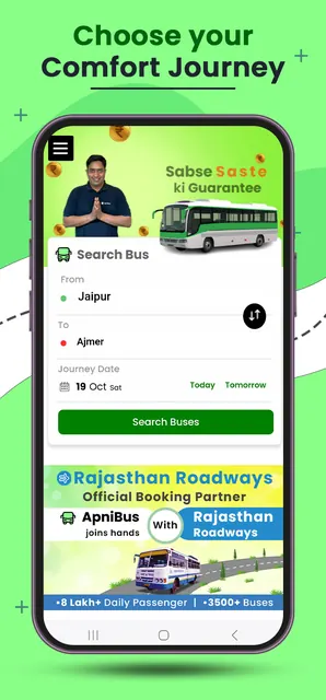 ApniBus Sabse Sasti Bus Ticket screenshot 1