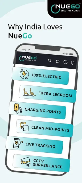 NueGo Bus Ticket Booking App screenshot 5