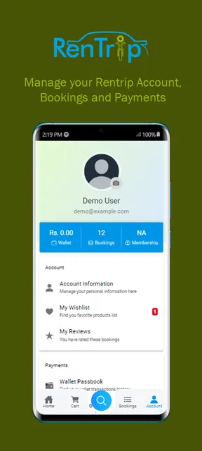RenTrip - Bike & Car Rentals screenshot 6