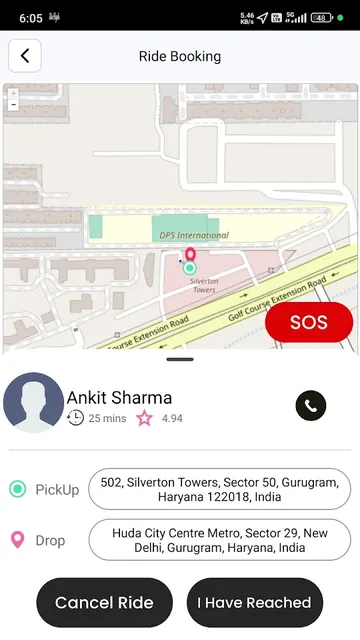 DMRC Rydr screenshot 4