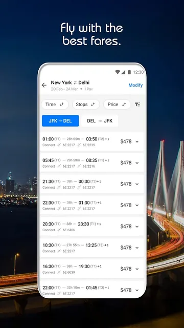 IndiGo Flight Booking App screenshot 2