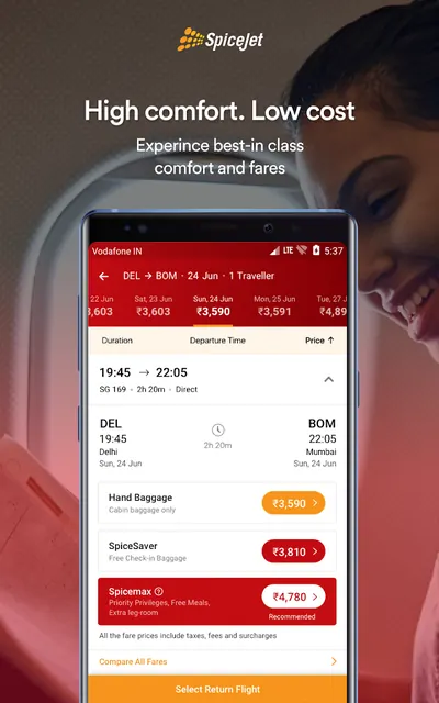 SpiceJet screenshot 2