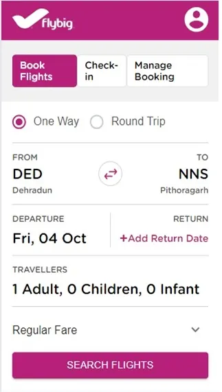 flybig: Flight Booking App screenshot 5