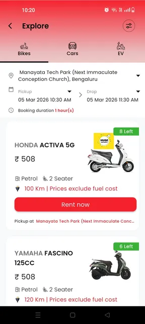 Rentelo - Bikes & Cars On Rent screenshot 3