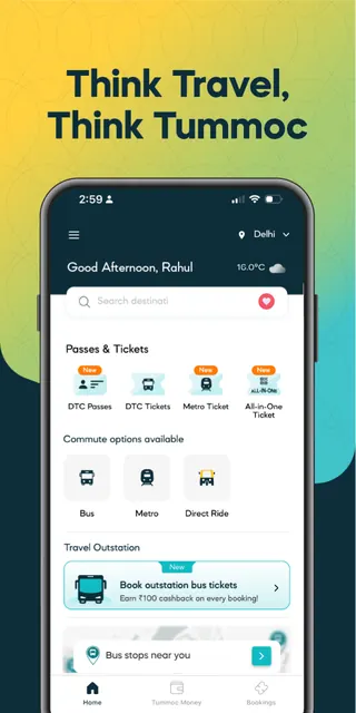 Tummoc: Bus & Metro Ticketing screenshot 1